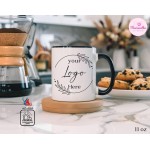 Customizable Logo Mug, Personalized Bulk Mug for Companies, Employee Appreciation Cups, Custom Team Gift for Business Events, Bulk Corporate Mugs