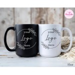 Customizable Logo Mug, Personalized Bulk Mug for Companies, Employee Appreciation Cups, Custom Team Gift for Business Events, Bulk Corporate Mugs