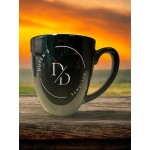 Personalized Coffee Mug, Client's Design and or personalized text included, Laser Engraved.  Great for Gifts, Companies, Churches etc.