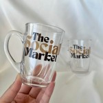 Custom Logo Glass Mug