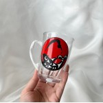 Custom Logo Glass Mug