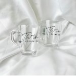 Custom Logo Glass Mug