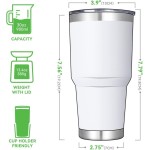 Custom Engraved 30 lz Stainless Steel Tumbler  Personalized Company Identifier Drinkware  Bulk Discounts Available