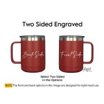 Personalized 15 lz Coffee Mug, Laser Engraved Coffee Mug, Insulated Coffee Mug, , Cooperate Gift, Bulk Order