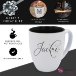 Coffee Mug Personalized - Customized Coffee Cup - Engraved Coffee Mug - Latte Mug - Custom Coffee Mug Bridesmaid - Coffee Mug for Teacher