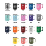 Custom Company Identifier Engraved 15 lz Coffee Mug - Personalized Branding Mug for Small Business Owners, Employee Recognition, Corporate Gifts