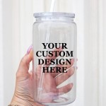 Custom Design or Logo Glasses, Bulk Custom Logo Glass, Tumbler, Mugs, Custom Glass, Personalized Design Company Logo, Company Merch