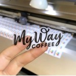 1000 Pieces 4" Custom Clear Vinyl Label | Bulk Personalized Labels | Clear Logo Stickers | Coffee Clear Stickers | Bottle Cup Stickers