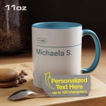 Lumon Severance Personalized Mug - Customizable Collectible Unique Cup Apple TV Show Logo Helly Dylan Irving Innie Outie Coffee Tea Fan Gift