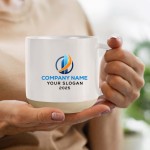 Custom Mug Logo Coffee Mug, Corporate Gift, Custom Company Identifier Mug,Personalized Company Mug, Employee Appreciation Gifts,Company Logo Gift