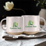 Custom Mug Logo Coffee Mug, Personalized Pottery Mug, Company Mug Engraved Logo Mug, Employee Appreciation Gifts, Team Gifts for Employees