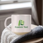 Custom Mug Logo Coffee Mug, Personalized Pottery Mug, Company Mug Engraved Logo Mug, Employee Appreciation Gifts, Team Gifts for Employees