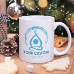 Customizable Logo Mug, Personalized Mug, Company Logo Mug, Employee Gifts, Company Name Mugs, Coffee Mug, Customized Gift, Personalized Gift