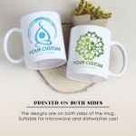 Customizable Logo Mug, Personalized Mug, Company Logo Mug, Employee Gifts, Company Name Mugs, Coffee Mug, Customized Gift, Personalized Gift