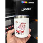 Personalized Painted 12lz Lowball Tumbler, Full Color Logo,  Add Client's Logo, Wholesale Tumblers, Cooperate, Custom Printed Color, UV Printed.