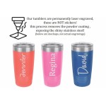 20lz Tumbler Personalized, Customize Name or logo, Laser Engraved Cup, Corporate Gifts, Laser Engraved, Wholesale Tumblers