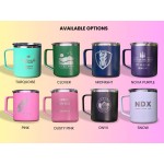 Customizable Logo Mug, Insulated Branded Coffee Mug with Lid, Employee Appreciation, Department Staff Team Gifts, Logo Design, Client Gifts.