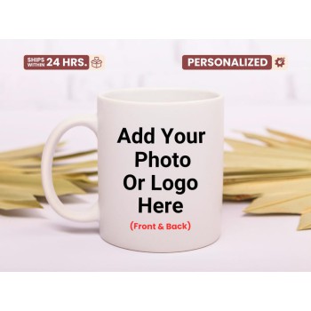 Custom Photo Mug, Customizable Logo Mug, Office Mugs, Personalized Business Cups, Unique Customization, Business Mugs, Gift for Him & Her