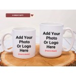 Custom Photo Mug, Customizable Logo Mug, Office Mugs, Personalized Business Cups, Unique Customization, Business Mugs, Gift for Him & Her