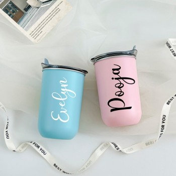 Personalized Stainless/ Coffee Cup/Bachelorette Party Favors/ Wine Tumbler with Lid/Bridesmaid Gift/Stainless Steel Bottle