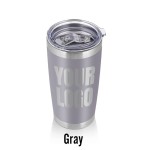 Engraved Tumblers Custom Made w/ Client's Design - Office, Gift Shop, Merchandise, Small Business Branding - 20lz Stainless Steel Tumbler Cups