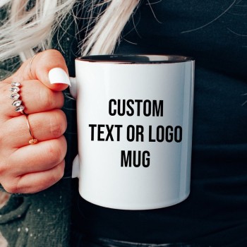 Custom Text Or Logo Mug, Personalized Mug, Personalized Gift, Custom Design Mug, Wedding gift, Company Identifier Mug, Organization Mug