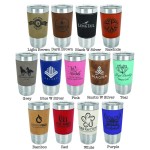 Black Leather Tumbler Wrap, Corporate Bulk Gifts, 20lz Personalized Mug, Branded Corporate Gifts, Custom Tumblers, Company Logo Gifts