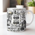 Man Of God 11 lz Mug Thermal Transfer Design PNG File, Religious Bible Verse 11lz Mug, Coffee Cup Design, Christian Coffee Cup Wrap, Design